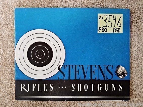 Orig Stevens Rifles & Shotguns Catalog 1940-img-0