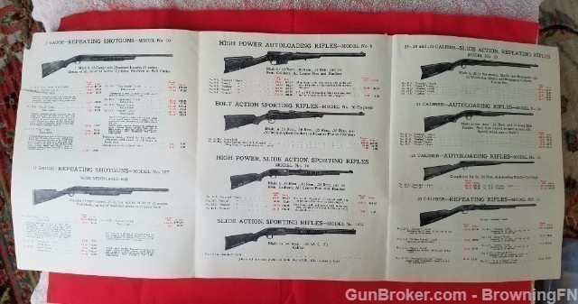 Orig Remington Dealer's Price List 1928-img-1