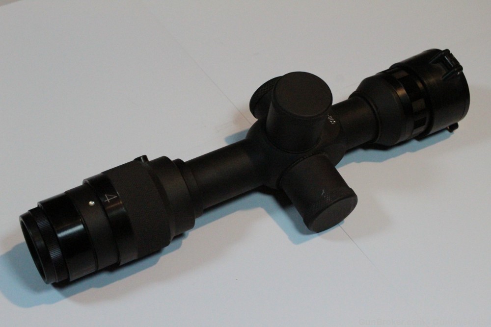 U.S. Optics SN-4 Rifle Scope 1-4x22mm Illuminated DOE Reticle Matte-img-2