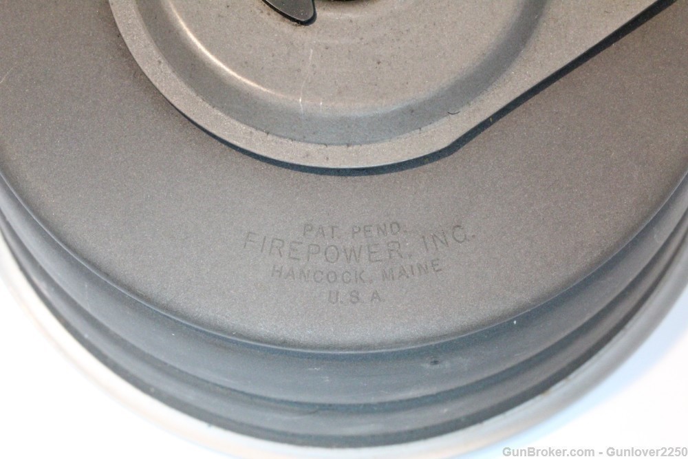 Firepower 75 Round Steel Drum Magazine AR-15 Mini-14, NEW-img-0