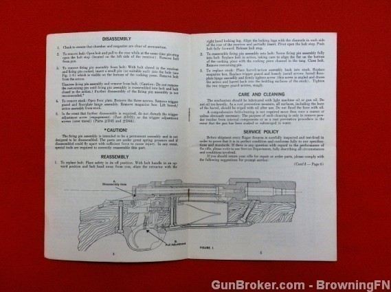 Orig Ruger Model 77 Owners Instruction Manual 1970-img-1