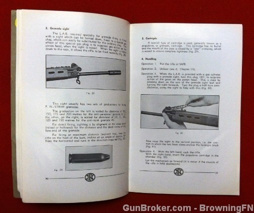 Orig Browning Light Semi-Automatic Rifle Manual-img-1