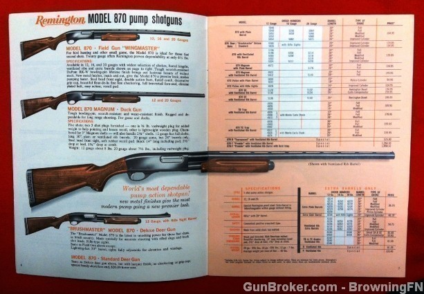 Orig Remington Price List 1968-img-1