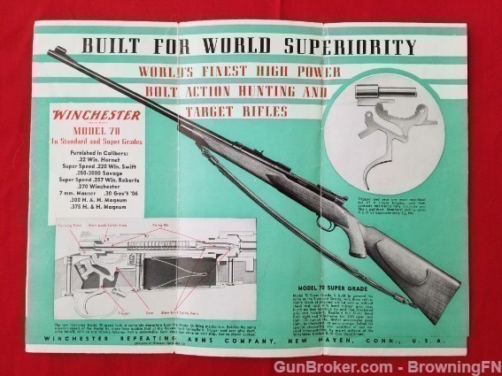 Orig Winchester Model 70 Flyer-img-1