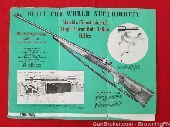 Orig Winchester Model 70 Flyer-img-1