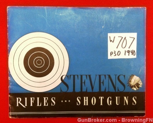 Orig Stevens 1940 Rifles and Shotguns Catalog-img-0