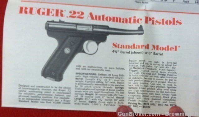 Vintage Ruger All Models Guns Catalog Map Style-img-1