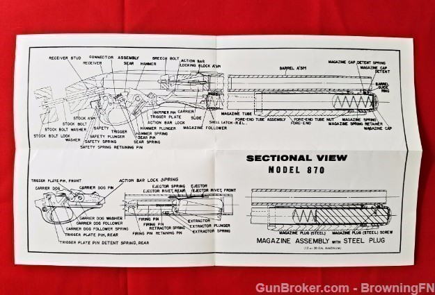Orig Remington Model 870 Wingmaster Owners Manual-img-2