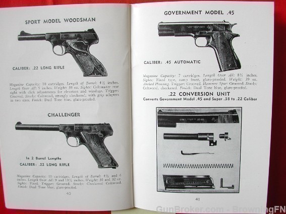 Orig Colt Handbook Target Defense Handgun Shooting-img-9
