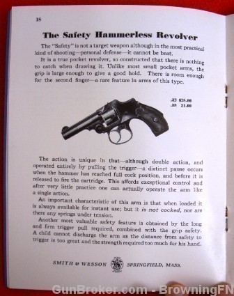 Orig S&W Catalog 1940 All Models Revolvers K-22-img-9
