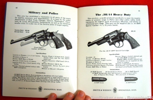 Orig S&W Catalog 1940 All Models Revolvers K-22-img-5