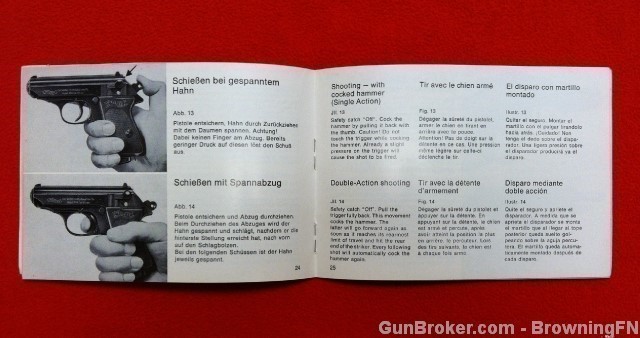 Orig Walther PP PPK Owners Manual German-img-1