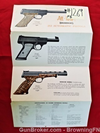 Orig Browning .22 Automatic Pistols Flyer 22-img-1
