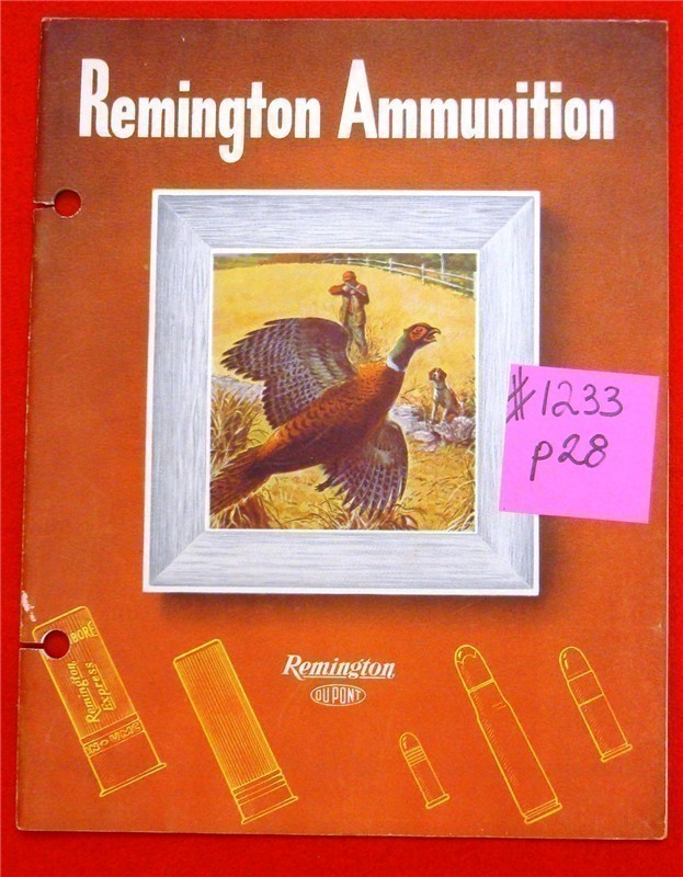 Original 1950s Remington Ammunition Catalog-img-0