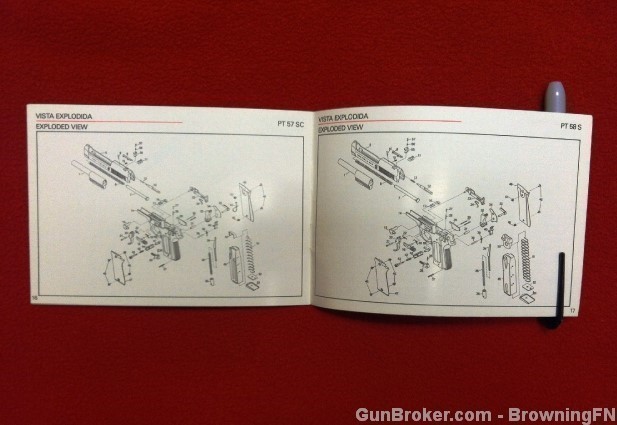 Orig Taurus Double Action Pistols Owners Instruction Manual-img-1