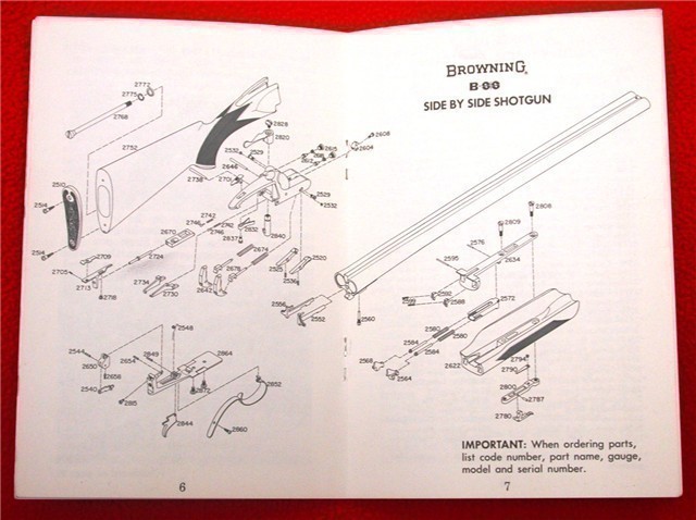 Orig Browning B-SS Side by Side Owners Instruction Manual-img-1