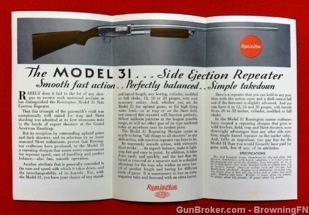 Orig Remington Model 31 Flyer Gauges 12 16 20-img-1