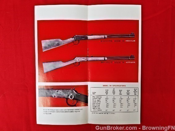 Orig Winchester Model 94 Owners Instruction Manual-img-2