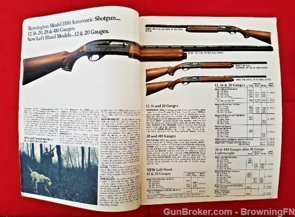 Orig Remington Peters Catalog 1972 Model 1100 870-img-1