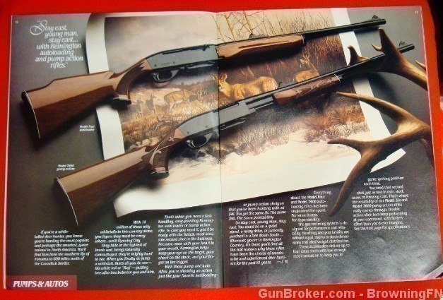 Orig 1985 Remington Catalog Model Six 7600 552-img-7