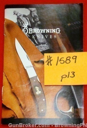 Orig Vintage Browning Knives All Models 13 Pages-img-0