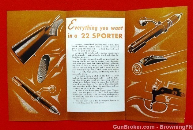 Orig Remington .22 Sporter Flyer 22-img-1