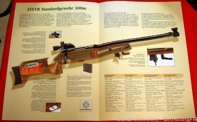 Orig Steyr Mannicher Air Rifle Catalog Match-img-4