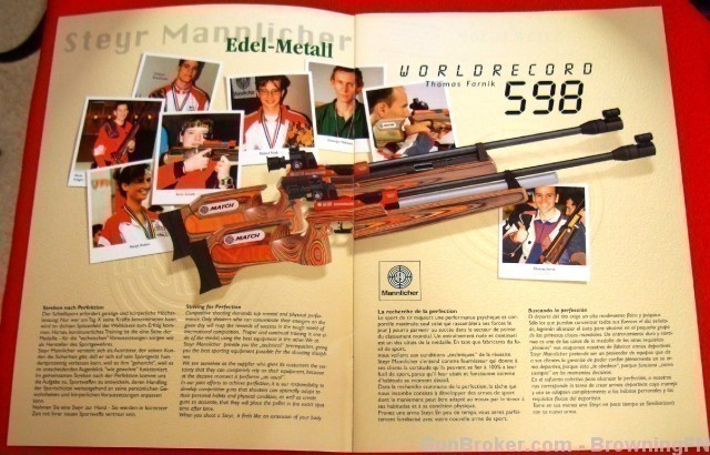 Orig Steyr Mannicher Air Rifle Catalog Match-img-1