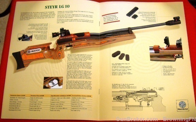 Orig Steyr Mannicher Air Rifle Catalog Match-img-3