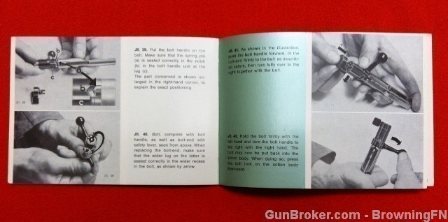 Orig Walther Small Bore Rifles Owners Manual 1966-img-1