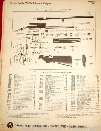 1950s Savage Stevens Fox Part Schematic Catalog-img-6