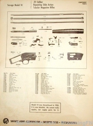 1950s Savage Stevens Fox Part Schematic Catalog-img-4