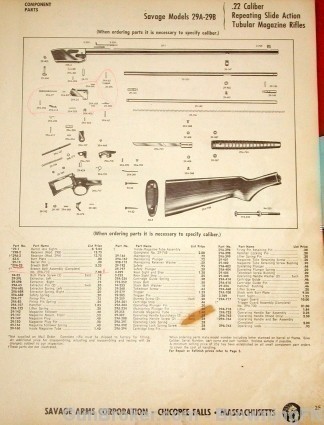 1950s Savage Stevens Fox Part Schematic Catalog-img-5