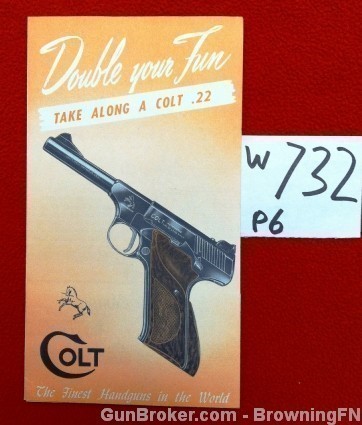 Orig Colt .22 Double Your Fun Flyer 22-img-0