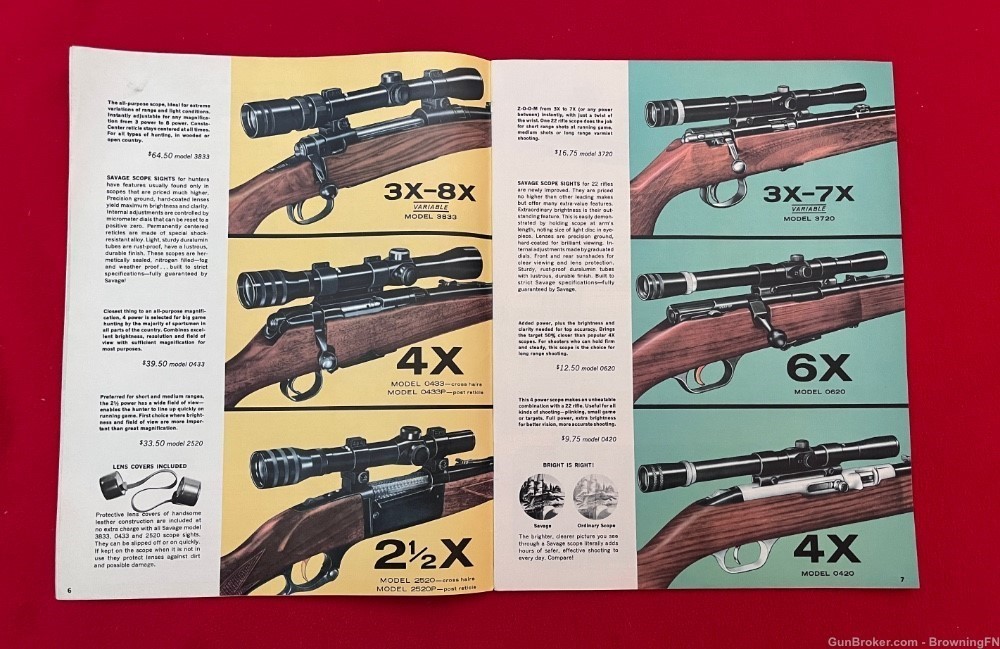 Vintage 1964 Savage Arms Catalog All Models for Year Pictured.......-img-1