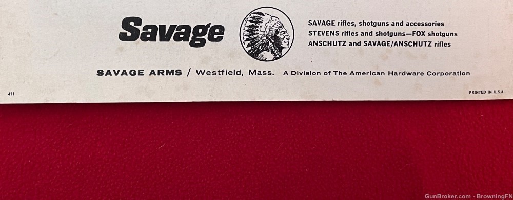 Vintage 1964 Savage Arms Catalog All Models for Year Pictured.......-img-5