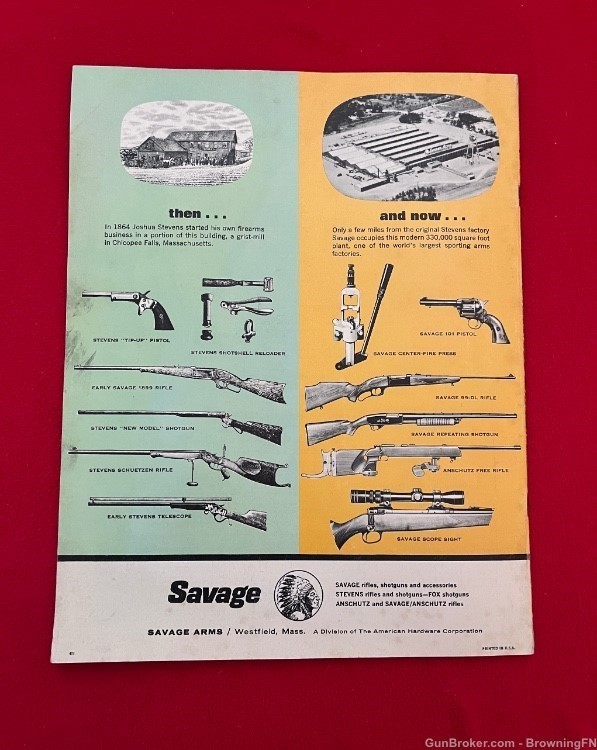 Vintage 1964 Savage Arms Catalog All Models for Year Pictured.......-img-4