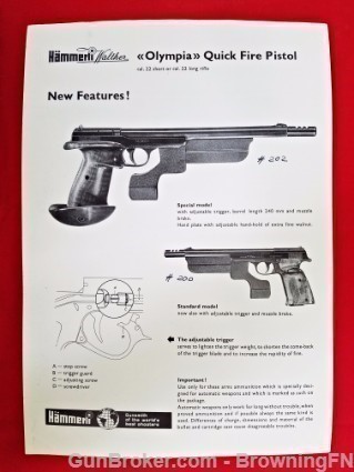 Orig Hammerli Walther Olympia New Features Flyer-img-1