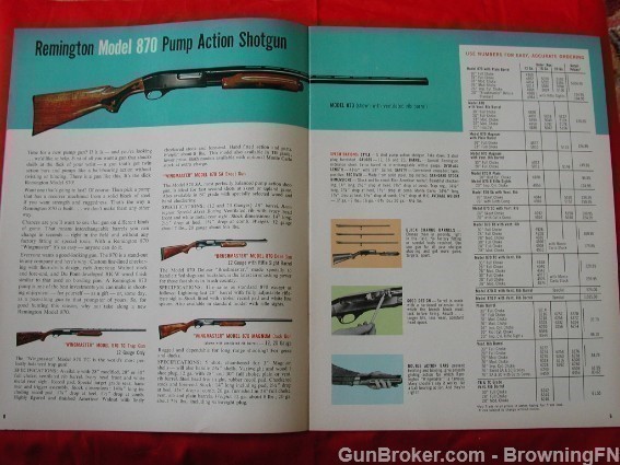 Orig Remington 1967 Catalog Model 11-48 870 700-img-4