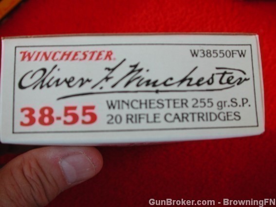 Oliver Winchester .38 55 Commemorative Box + Ammo-img-3