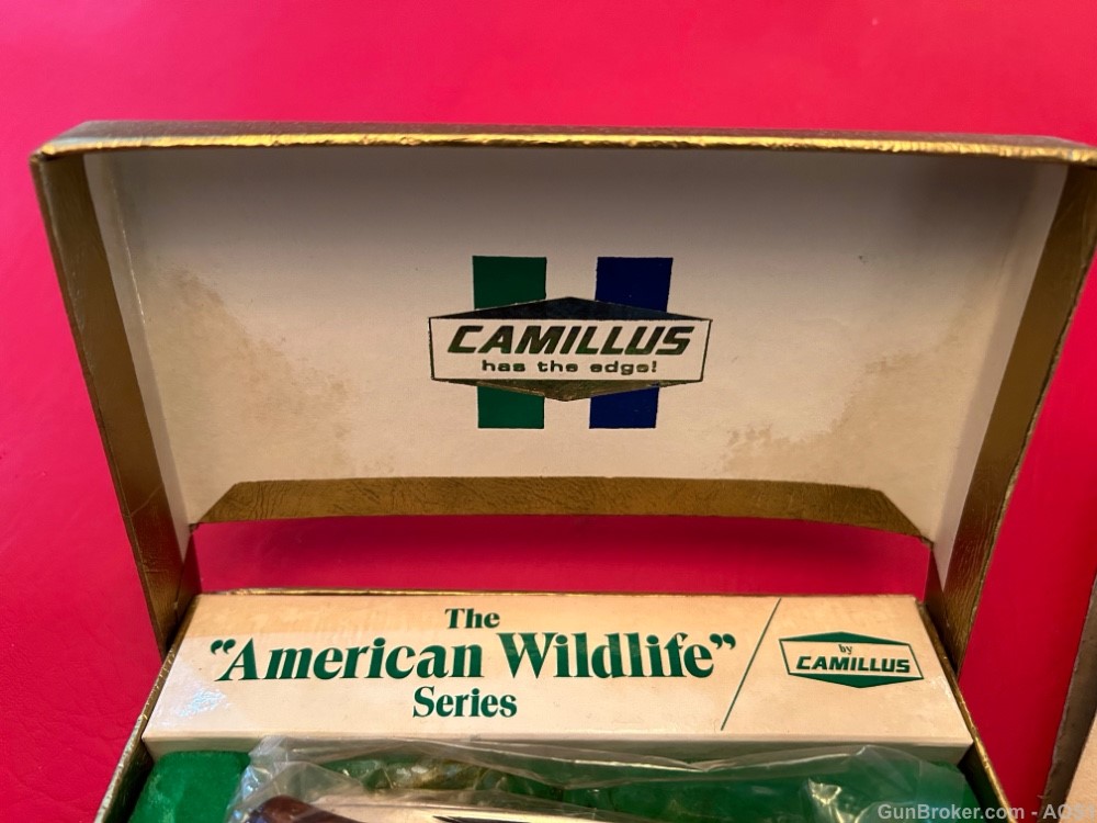 Vintage Camillus USA American Wildlife Series 10G Mountain Sheep Knife NOS-img-9