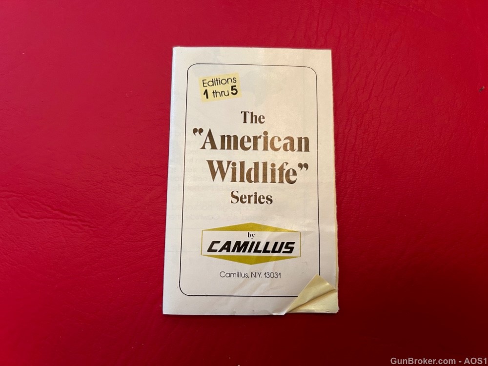 Vintage Camillus USA American Wildlife Series 10G Mountain Sheep Knife NOS-img-13