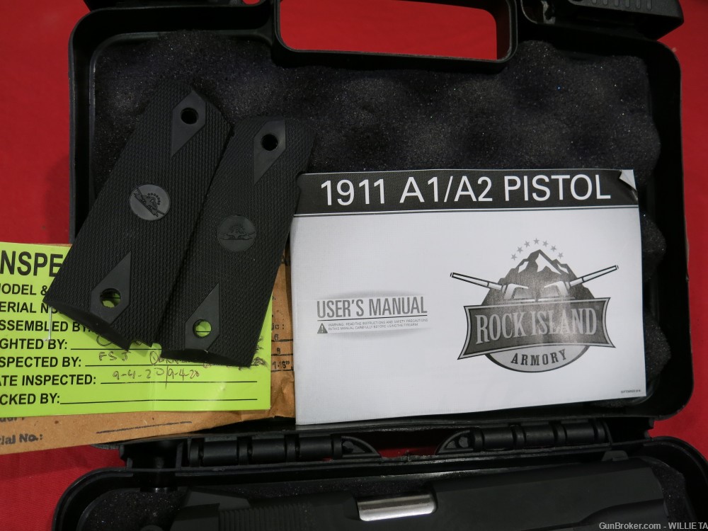 ROCK ISLAND 1911A1 UNFIRED & LOADED IN BX 45ACP ALL BELLS & WHISTLES NORESV-img-2