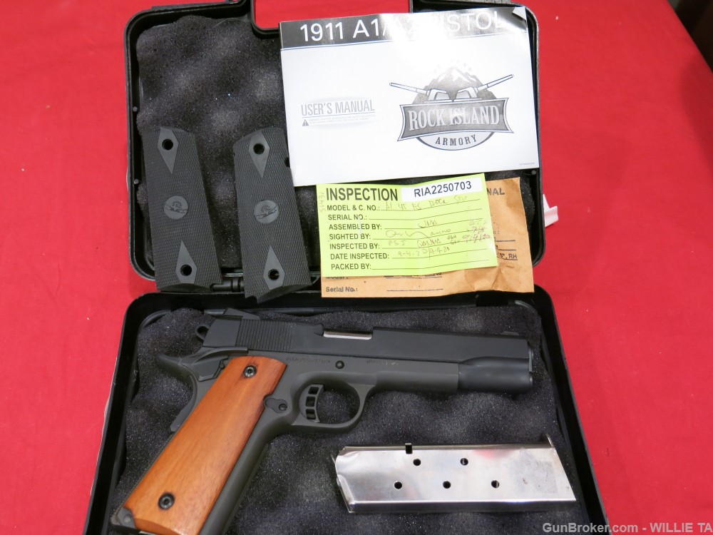 ROCK ISLAND 1911A1 UNFIRED & LOADED IN BX 45ACP ALL BELLS & WHISTLES NORESV-img-36