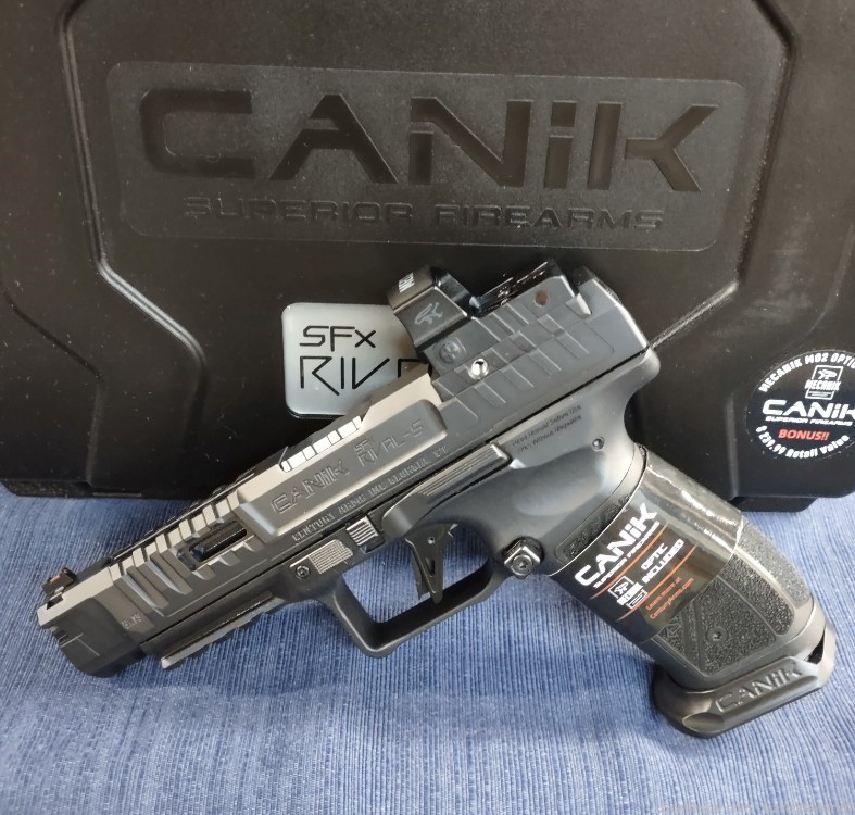 Canik SFX Rival-S Darkside 9mm with Mecanik M02 Red Dot-img-0