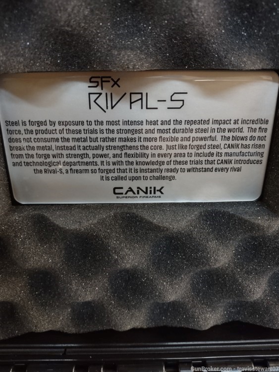 Canik SFX Rival-S Darkside 9mm with Mecanik M02 Red Dot-img-8