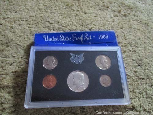  1969 Coin Set  -  Picture is an example-img-0