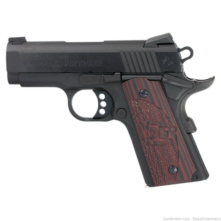 Colt Manufacturing 1911 Defender Compact .45 ACP Semi-Auto Pistol 3" -img-0