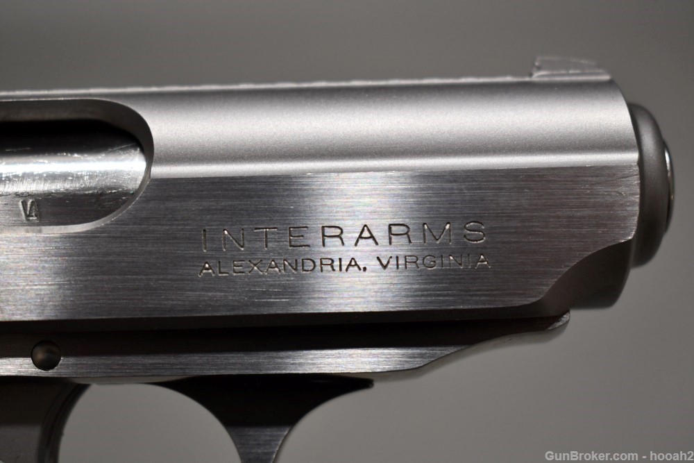 Nice Interarms Walther PPK/S Stainless Pistol 380 ACP W Box-img-7