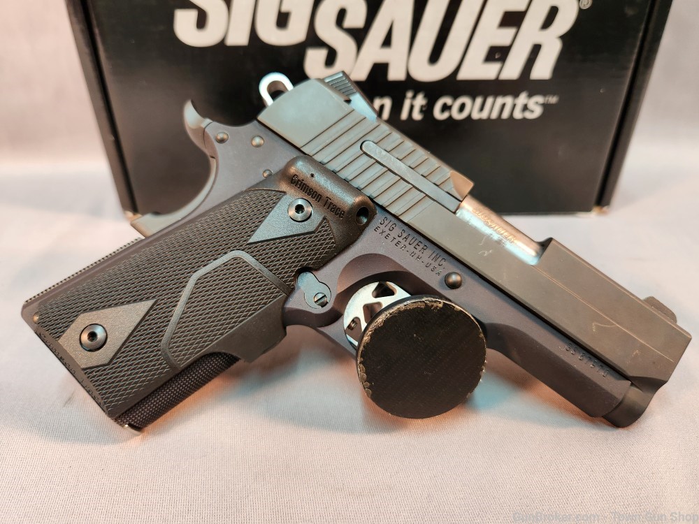SIG SAUER 1911 ULTRA COMPACT 45ACP USED! PENNY AUCTION!-img-7